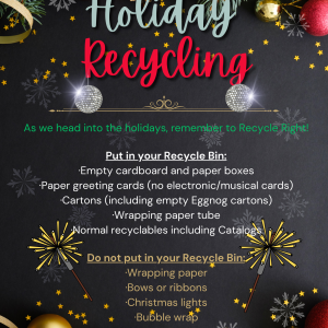 Holiday Recycling Information